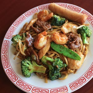 Beef, Chicken & Shrimp Lo Mein Image