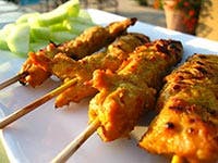 Grilled Satay Chicken Image