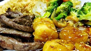 Angus Steak with Scallops Image