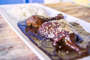 Mole Negro con Pollo Image