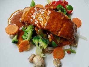 Curry Salmon - Dinner Image