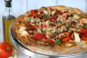 Shrimp & Chicken Pizza Image