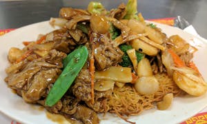 75. Cantonese Beef Pan Fried Noodles Image