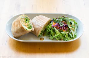 Baked Falafel Wrap Image