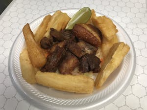 Fried Pork with Yucca Image