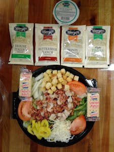 Chicken Bacon Salad with 2 Breadstixs Image