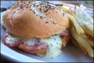 Ham Sandwich W/fries Image