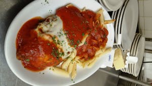 Chicken Parmigiana. Image