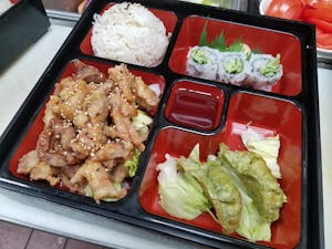 L. Sesame Chicken Bento Box Image