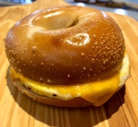 Egg & Cheese Bagel Sandwich Image