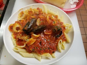 Pasta Seafood Combination Image