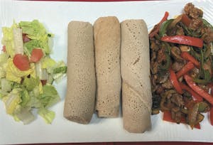 Lamb Mushroom Tibs Image