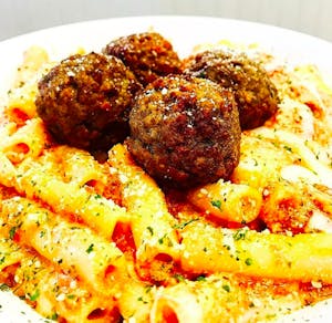Ziti Marinara w/Meatballs Image