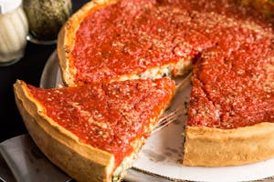 Spinach Supreme Stuffed Pizza Image