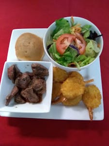 Sirloin Tips (6 oz.) & Fried Shrimp (6) Image