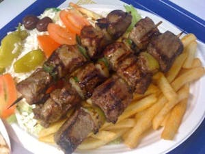 Lamb Kabob Plate Image