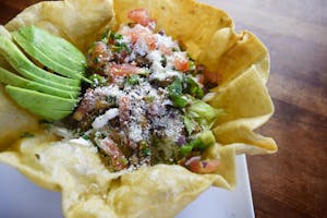 Ceviche Tostada - Shrimp Image