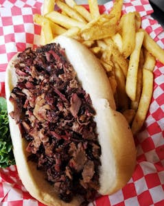 Texas Chopped Beef Brisket Sandwich Image