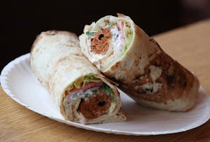 Ground Beef Kebab Wrap Image