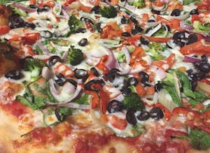 Vibrant Veggie Pizza Image