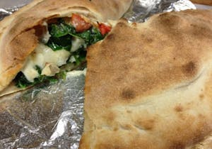 Vegetable & Onion Calzone Image