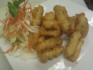 A6. Fried Tofu (7) เต้าฮู้ทอด Image