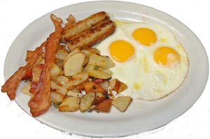 2 Bacon, 2 Sausage & Eggs Image