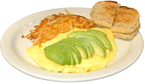 ABC Avocado, Bacon & Cheddar Cheese Omelet Image