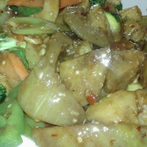 Eggplant with Garlic Sauce Image