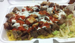 Lamb Over Rice (Halal) Image