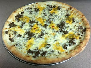 Philly Cheesesteak Pizza Image