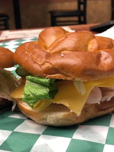 TOASTED PRETZEL SANDWICH Image