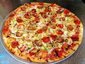 The Works Pizza Image
