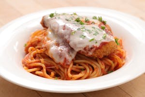 Chicken Parmigiana with Spaghetti Image