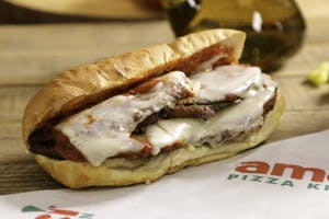 Eggplant Parmigiana Sandwich Image