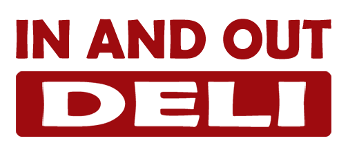 IN AND OUT DELI logo