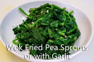 VG3. Wok-Fried Pea Sprouts 清炒大豆苗 Image