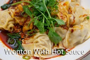 AP10. Wonton with Hot Sauce 紅油抄手 Image