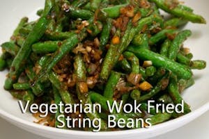 VG5. Vegetarian Wok-Fried String Beans 乾煸四季豆 Image