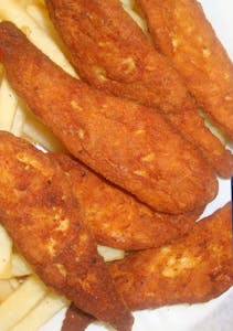 Boneless Wings with Rice & Salad Image