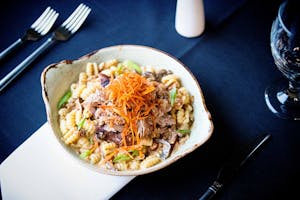 Blackened Pork Flat Iron Gnocchi Sardi Image