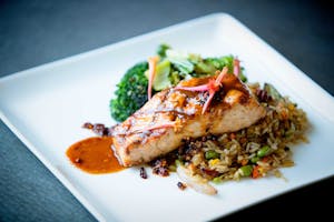 Honey Garlic Glazed Salmon Image