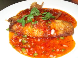 Crispy Fillet Tilapia Sweet Chili Sauce Image