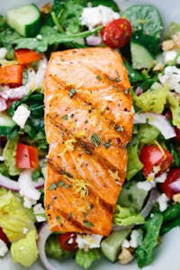 GRILLED SALMON SALAD Image