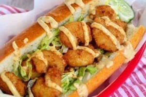 Shrimp Po Boy Sandwich Image