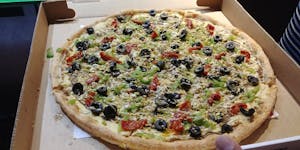 Vegan Extra Large Baba Ganoush Party Pizza Image