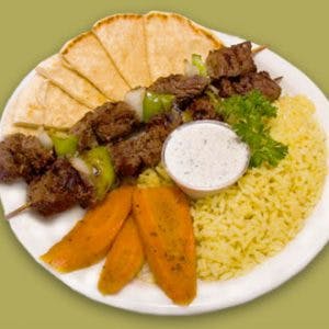 Beef Souvlaki Platter Image