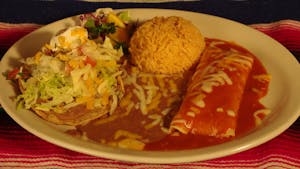 9. Tostada & Cheese Enchilada Image