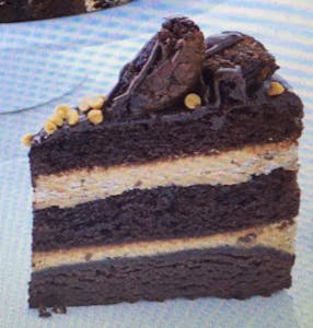Mile High Peanut Butter Cake Image