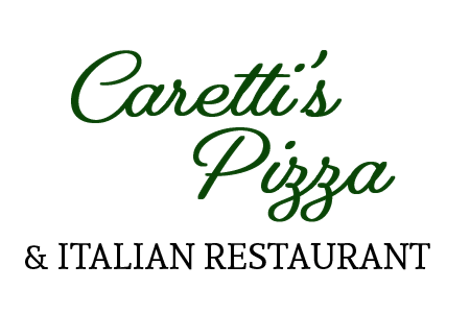 Caretti S Pizza Italian Restaurant Chambersburg Pa 17202